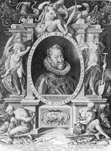 Igishushanyo cya Rudolph II (1576-1612) by Johannes Hausser von Ach