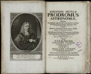 Johannes Hevelius, astronomi Prodromus, 1690