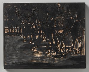 atları olan bir adam by Johannes Josephus Aarts