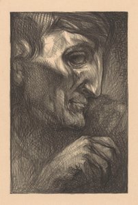 Bir adamın başı ve eli by Johannes Josephus Aarts