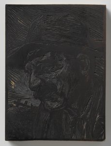 Erkek başı sola by Johannes Josephus Aarts