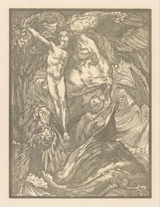 Perseus ve Deniz Canavarı Perseus ve Ejderha, Hollanda kağıdına yazdırın by Johannes Josephus Aarts