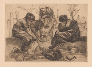 yas tutan kadınlar by Johannes Josephus Aarts
