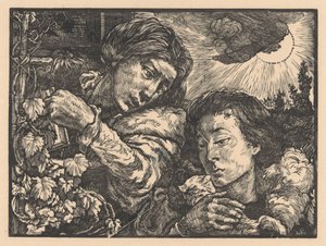 Bir asma iki kadın by Johannes Josephus Aarts