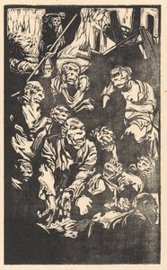 Oturan Fantastik Yaratıklar by Johannes Josephus Aarts