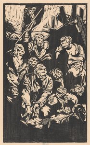 Oturan Fantastik Yaratıklar by Johannes Josephus Aarts
