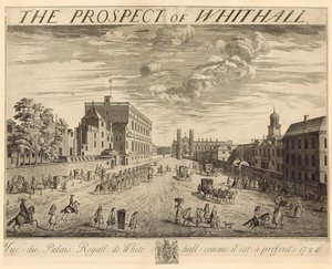 Whitehall Planı, 1724 by Johannes Kip