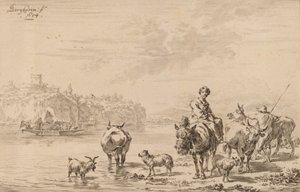 Katır Üzerinde Oturan Kadın, 1769.