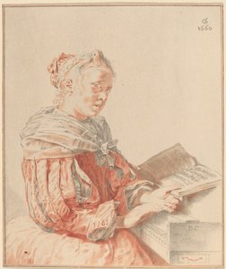 Klavyedeki Genç Kız, 1767.