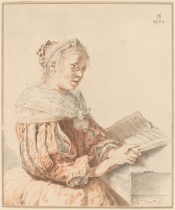 Klavyedeki Genç Kız, 1767.