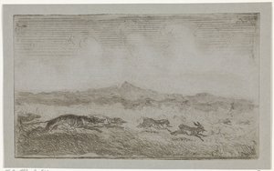 Hazenjacht by Johannes Tavenraat