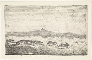 Hazenjacht by Johannes Tavenraat