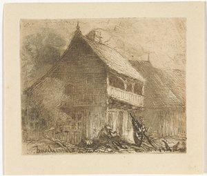 Bohemya'daki Auschwitz'de Kulübe by Johannes Tavenraat