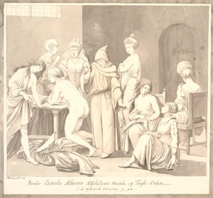 "Broder Cornelius Adrians Absolutions Maade og Tugte=Orden./ J.L. Gottefridi Chronica. s. 908." by Johannes Wiedewelt