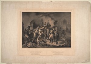 Moskova Kremlin'deki Fransız Ordusu, 1830 by Johannes Woelffle