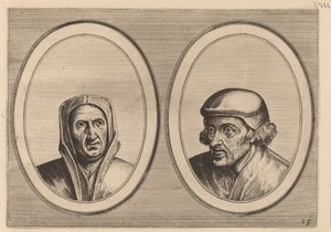 "Tepenin Ötesinde" ve "Akıllı Dünya" by Johannes and Lucas van Doetechum after Pieter Bruegel the Elder