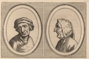 "Goelijeke Floor" ve "Kinne Snavels" by Johannes and Lucas van Doetechum after Pieter Bruegel the Elder