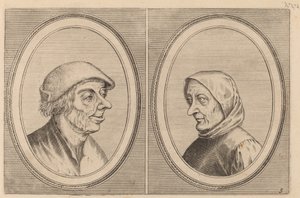 "Mondighe Melis" ve "Smeerighe Els" by Johannes and Lucas van Doetechum after Pieter Bruegel the Elder