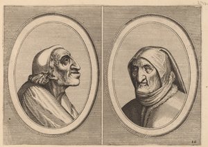 "Pater Muylaert" ve "Mater Bille-bloots" by Johannes and Lucas van Doetechum after Pieter Bruegel the Elder