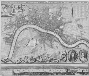 Londra Haritası, 1690