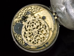 Verge izle. Lahey, c.1695 (metal) (ayrıca bkz. 259582-83) by Johannes van Ceulen