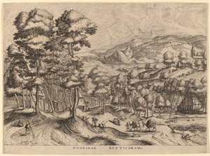 Rusticus Pazarı (Rustik Pazar) by Johannes van Doetechum the Elder and Lucas