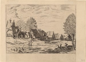 Köy Sokağı by Johannes van Doetechum, the Elder and Lucas