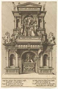Cœnotaphiorum 27, 1563. Yaratıcılar: Johannes van Doetecum I, Lucas van Doetecum. by Johannes and Lucas van Doetecum
