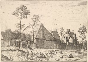 Küçük Manzaralardan Kulübe ile Kulübe, 1559-61.