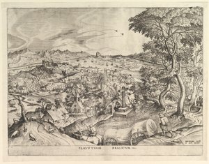 Büyük Manzaralardan Belçika Vagonu Plaustrum Belgicum, yaklaşık. 1555-56.
