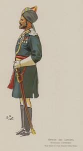 Memur 3 Lancers, Haydarabad Birliği (renkli taş)