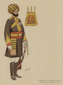 Memur 5 Pencap Süvari (renkli taş) by John (after) Charlton