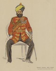 Memur Orta Hindistan Atı (renkli taş)