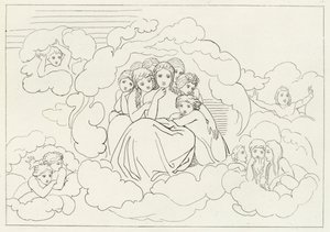 Gök Meteorları, Cennet, Canto 30 (gravür) by John (after) Flaxman