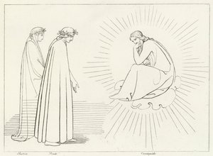 Dante Cacciaguida ile Söylev, Cennet, Canto 17 (gravür)