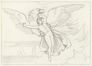 Dante'nin Rüyası, Araf, Canto 9 (gravür) by John (after) Flaxman