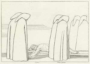 Münafıklar, Cehennem, Canto 23 (gravür) by John (after) Flaxman
