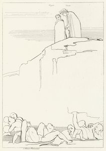Malebolgia, Inferno, Canto 18 (gravür) by John (after) Flaxman