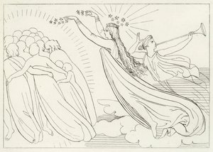 Aktif Mal, Cennet, Canto 6 (gravür) by John (after) Flaxman
