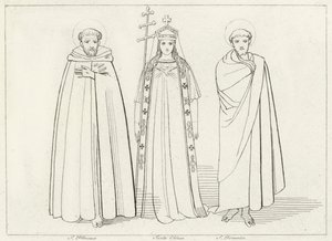 Kilise, Cennet, Canto 11 (gravür) by John (after) Flaxman