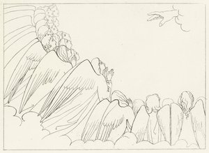 Hiyerarşiler, Cennet, Canto 29 (gravür) by John (after) Flaxman