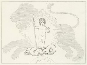 Bebek Kurtarıcı, Cennet, Canto 16 (gravür) by John (after) Flaxman