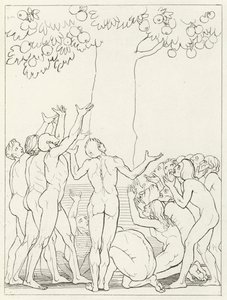 Ölçüsüz, Araf, Canto 24 (gravür) by John (after) Flaxman