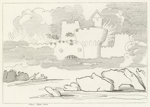 Kıskançlık Havuzu, Cehennem, Canto 8 (gravür) by John (after) Flaxman