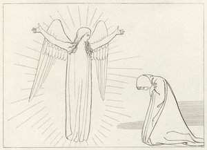 Selamlama, Araf, Canto 10 (gravür) by John (after) Flaxman