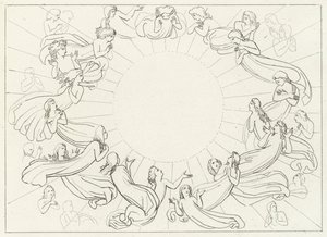 Güneş, Cennet, Kanto 12 (gravür) by John (after) Flaxman