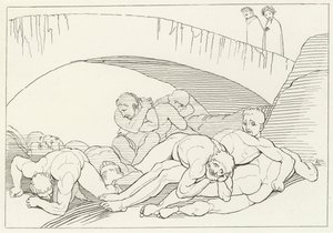 Hastalık Vadisi, Cehennem, Canto 29 (gravür) by John (after) Flaxman