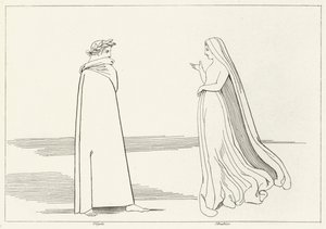 Virgil ve Beatrice Toplantısı, Cehennem, Canto 2 (gravür)