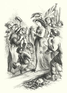 Primrose'un İnişi (gravür) by John (after) Gilbert