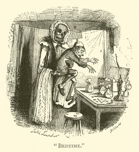 Uyku vakti (gravür) by John (after) Leech